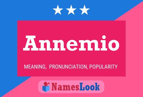 Annemio Name Poster