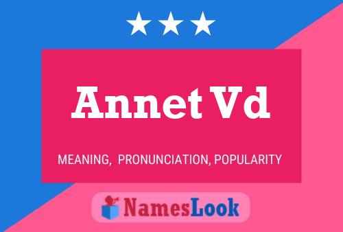 Annet Vd Name Poster