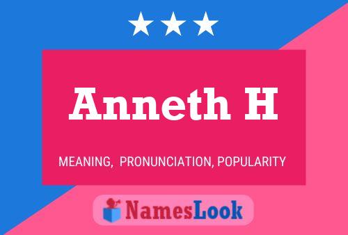 Anneth H Name Poster