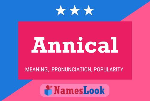 Annical Name Poster