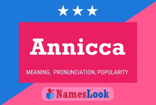 Annicca Name Poster