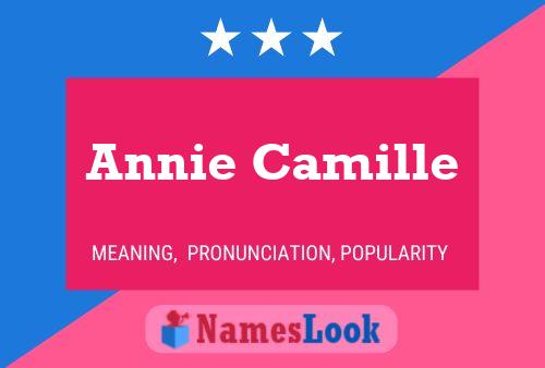 Annie Camille Name Poster