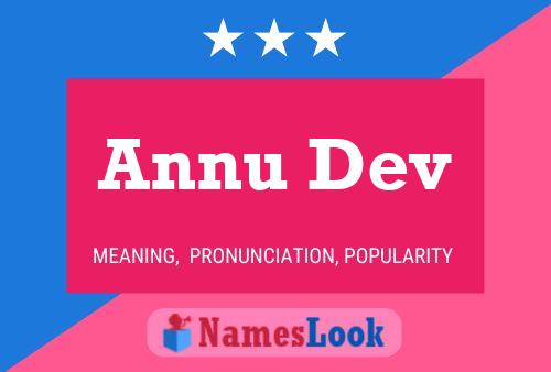 Annu Dev Name Poster