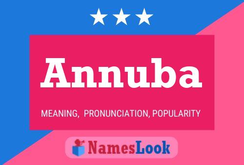 Annuba Name Poster