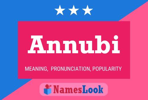 Annubi Name Poster