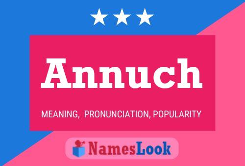 Annuch Name Poster