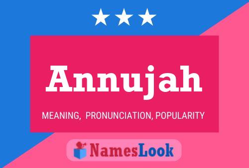 Annujah Name Poster