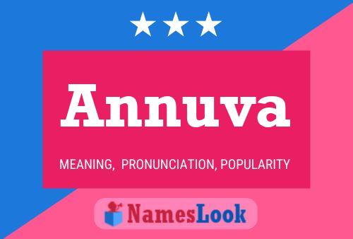 Annuva Name Poster