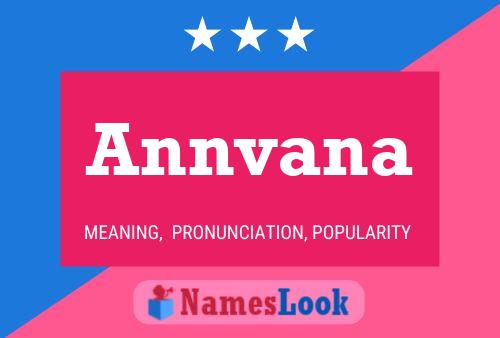 Annvana Name Poster