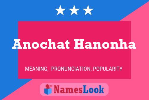 Anochat Hanonha Name Poster