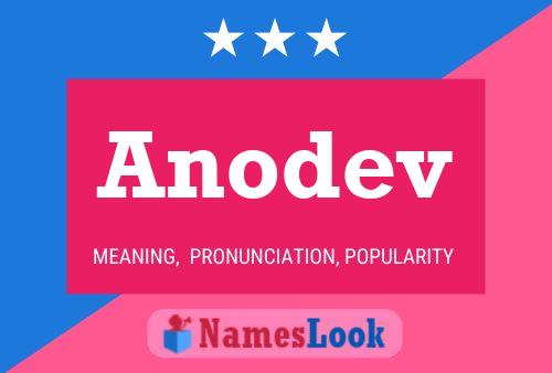 Anodev Name Poster