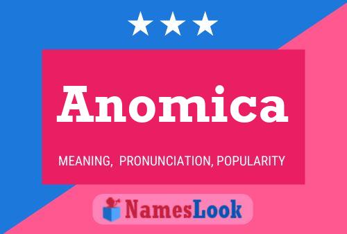 Anomica Name Poster