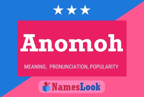 Anomoh Name Poster