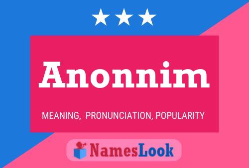 Anonnim Name Poster