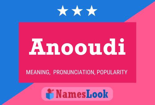 Anooudi Name Poster