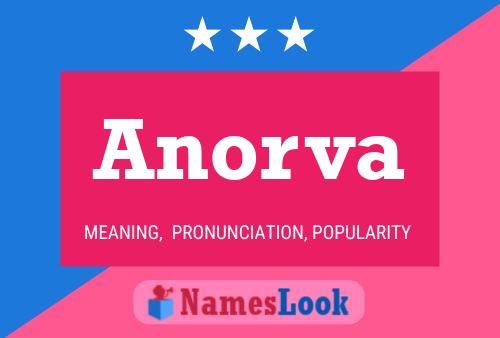 Anorva Name Poster