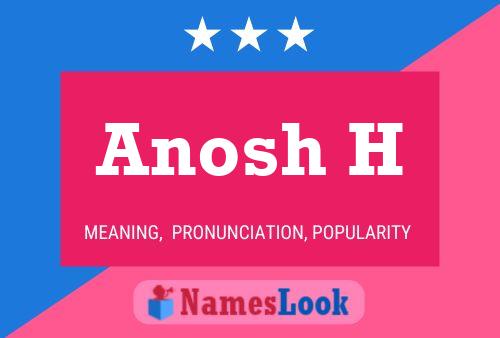 Anosh H Name Poster