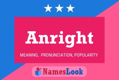 Anright Name Poster