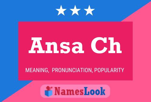 Ansa Ch Name Poster