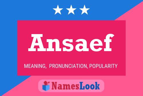 Ansaef Name Poster