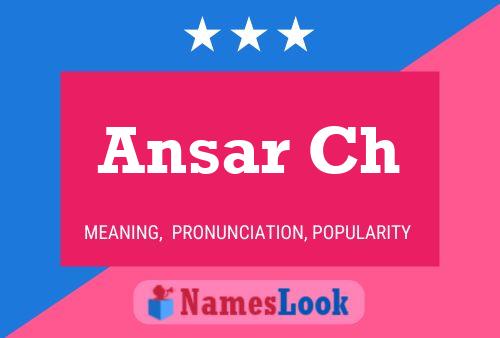 Ansar Ch Name Poster