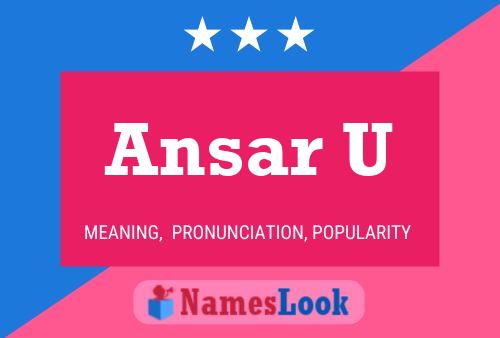 Ansar U Name Poster