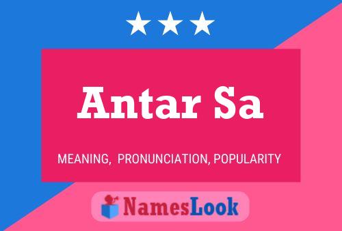 Antar Sa Name Poster