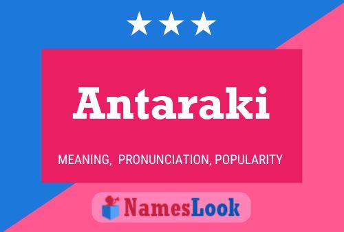 Antaraki Name Poster