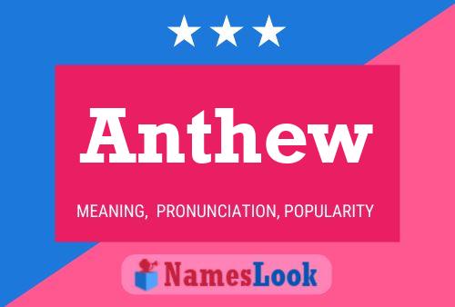 Anthew Name Poster