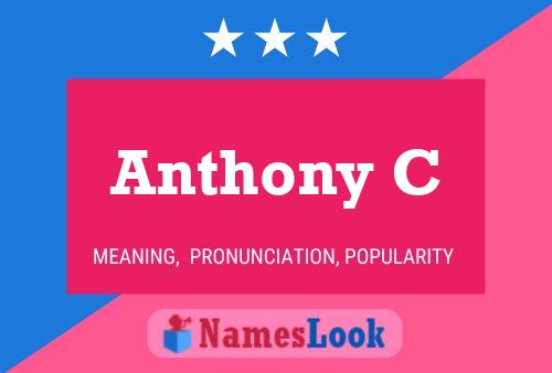 Anthony C Name Poster