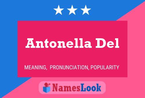 Antonella Del Name Poster