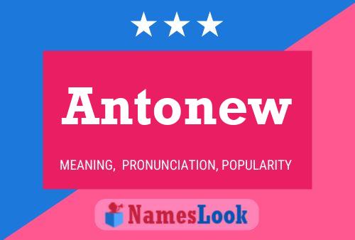 Antonew Name Poster