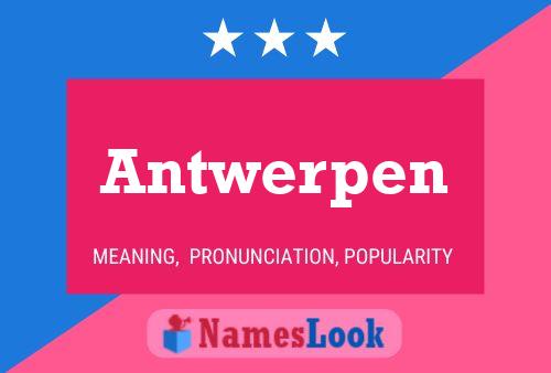 Antwerpen Name Poster