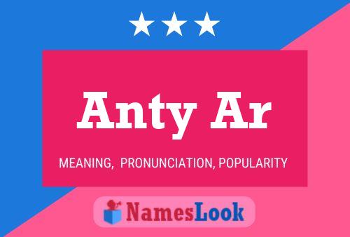 Anty Ar Name Poster