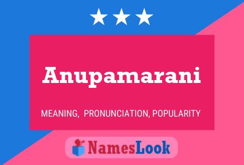 Anupamarani Name Poster