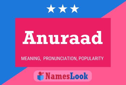 Anuraad Name Poster