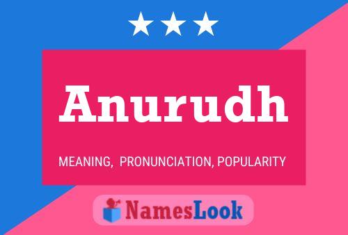 Anurudh Name Poster