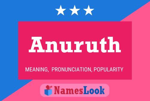 Anuruth Name Poster