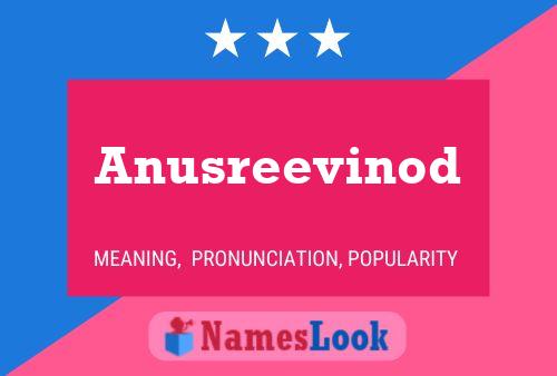 Anusreevinod Name Poster