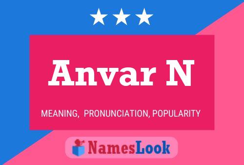 Anvar N Name Poster