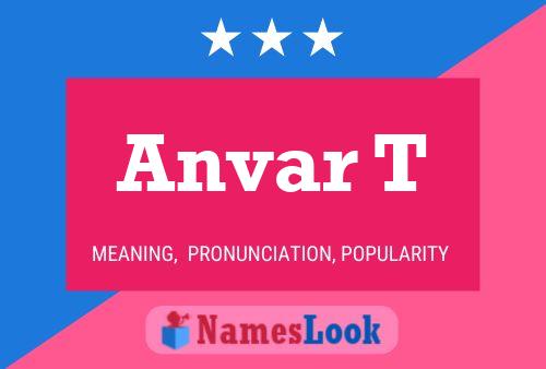 Anvar T Name Poster