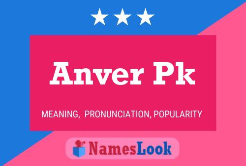 Anver Pk Name Poster