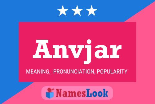 Anvjar Name Poster