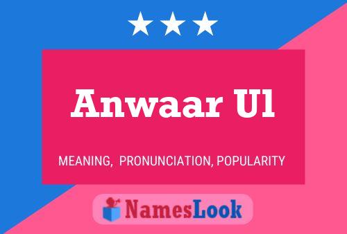 Anwaar Ul Name Poster