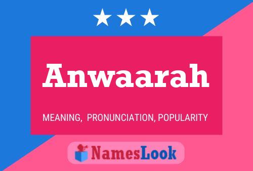 Anwaarah Name Poster