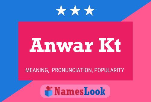 Anwar Kt Name Poster