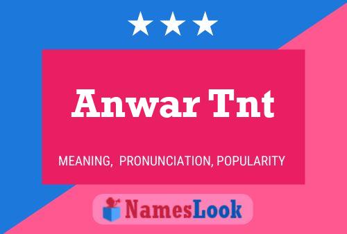 Anwar Tnt Name Poster