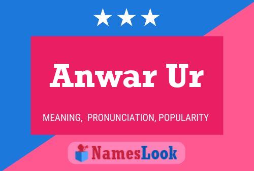 Anwar Ur Name Poster