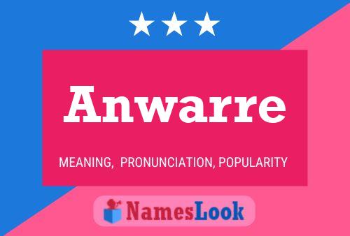 Anwarre Name Poster