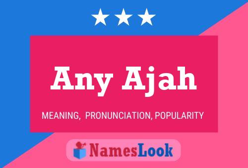 Any Ajah Name Poster